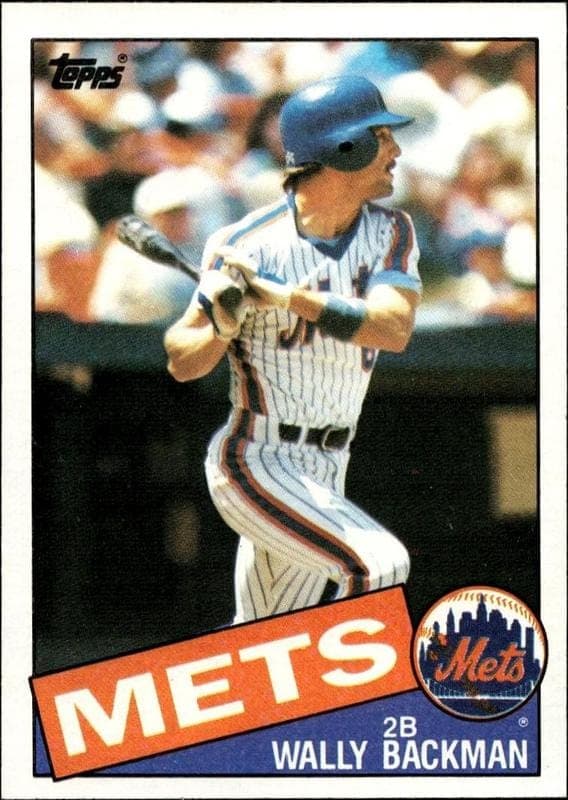 1985 Topps Wally Backman #677 trading card