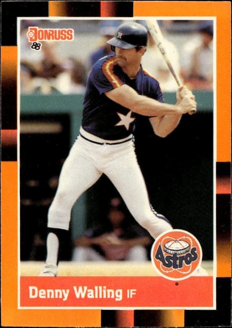 Denny Walling 1988 Donruss Baseball's Best #309 Baseball Trading Card - Front 1988 Donruss Baseball's Best Denny Walling #309 baseball trading card front