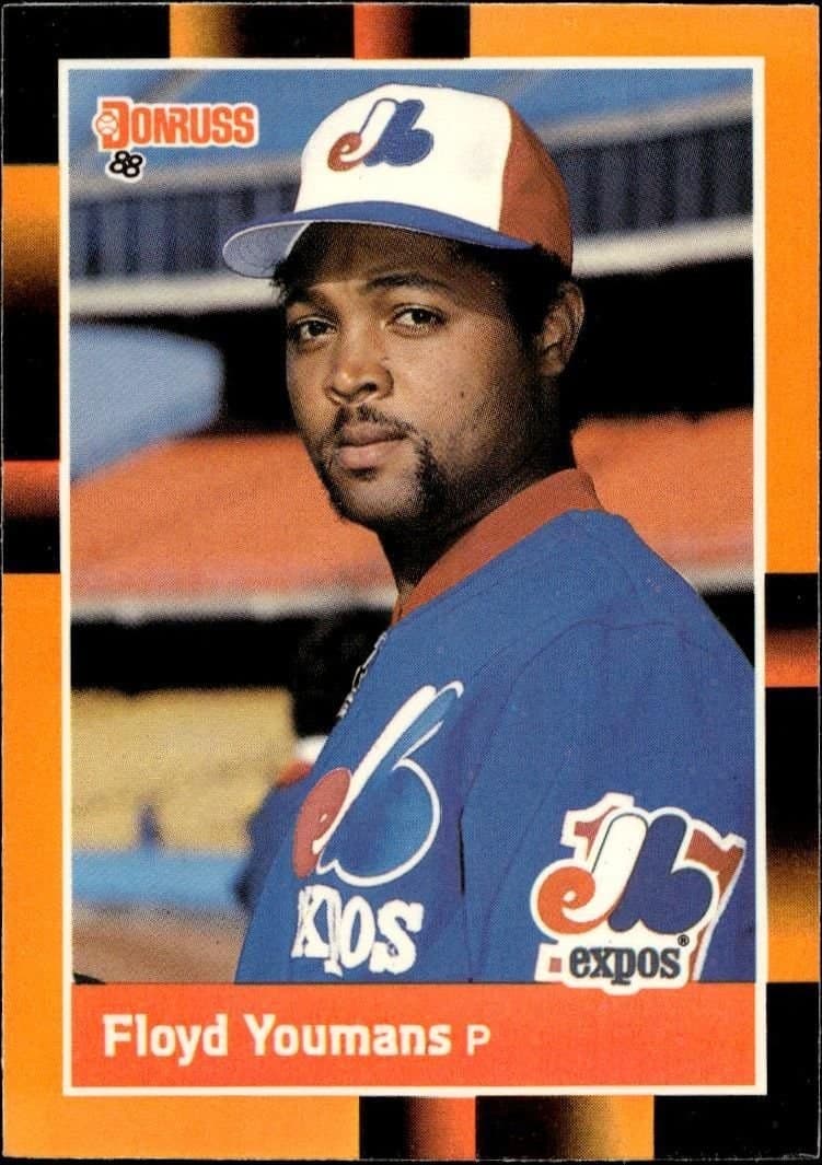 Floyd Youmans 1988 Donruss Baseball's Best #314 Baseball Trading Card - Front 1988 Donruss Baseball's Best Floyd Youmans #314 baseball trading card front