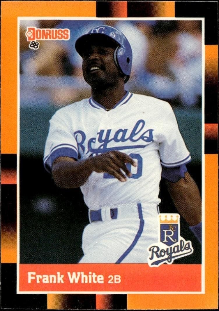 Frank White 1988 Donruss Baseball's Best #319 Baseball Trading Card - Front 1988 Donruss Baseball's Best Frank White #319 baseball trading card front