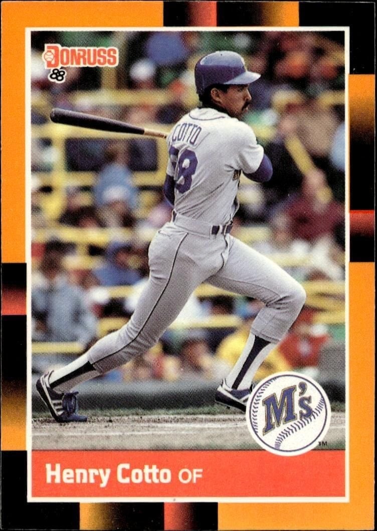 Henry Cotto 1988 Donruss Baseball's Best #51 Baseball Trading Card - Front 1988 Donruss Baseball's Best Henry Cotto #51 baseball trading card front