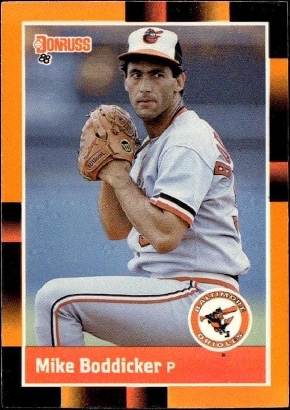 1988 Donruss Baseball's Best Mike Boddicker #317 trading card