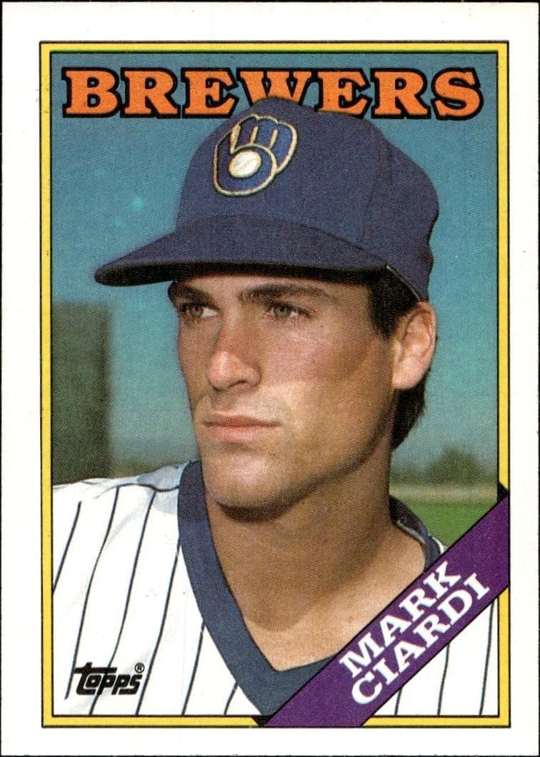 Mark Ciardi 1988 Topps #417 Baseball Trading Card - Front 1988 Topps Mark Ciardi #417 baseball trading card front