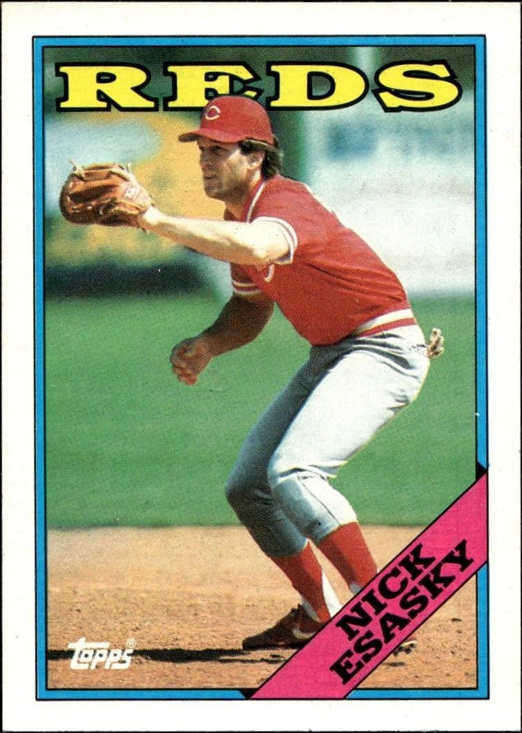 Nick Esasky 1988 Topps #364 Baseball Trading Card - Front 1988 Topps Nick Esasky #364 baseball trading card front