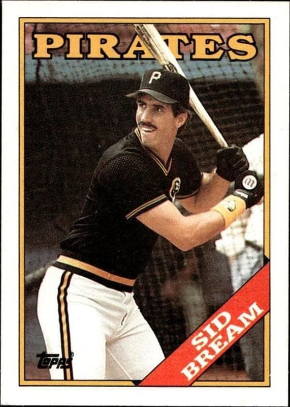 1988 Topps Sid Bream #478 trading card