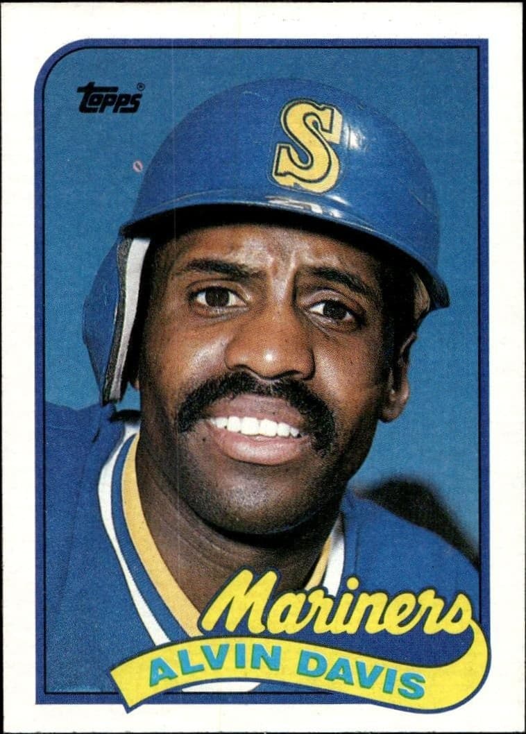 1989 Topps Alvin Davis #687 trading card