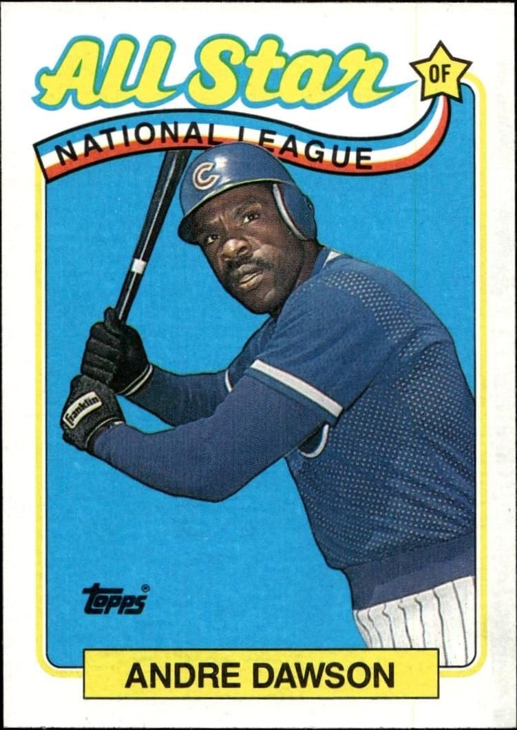 1989 Topps Andre Dawson #391 trading card