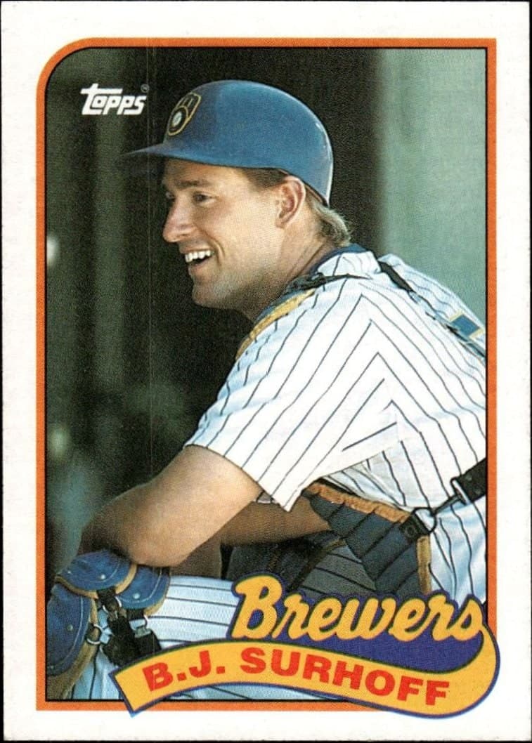 B.J. Surhoff 1989 Topps #33 Baseball Trading Card - Front 1989 Topps B.J. Surhoff #33 baseball trading card front