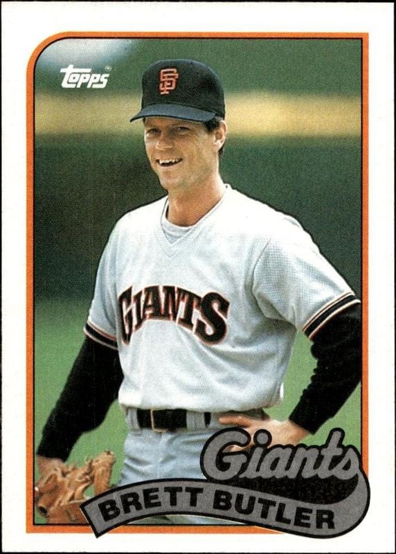 1989 Topps Brett Butler #241 trading card