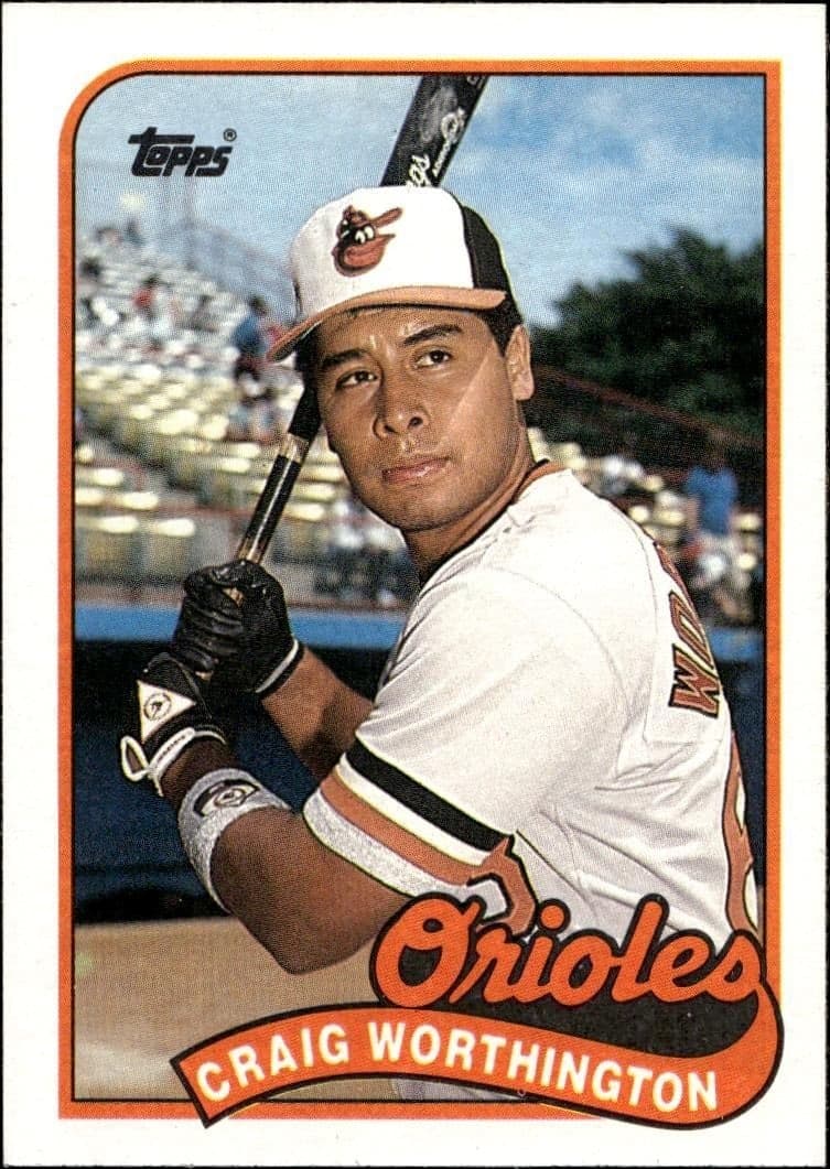 1989 topps Craig Worthington