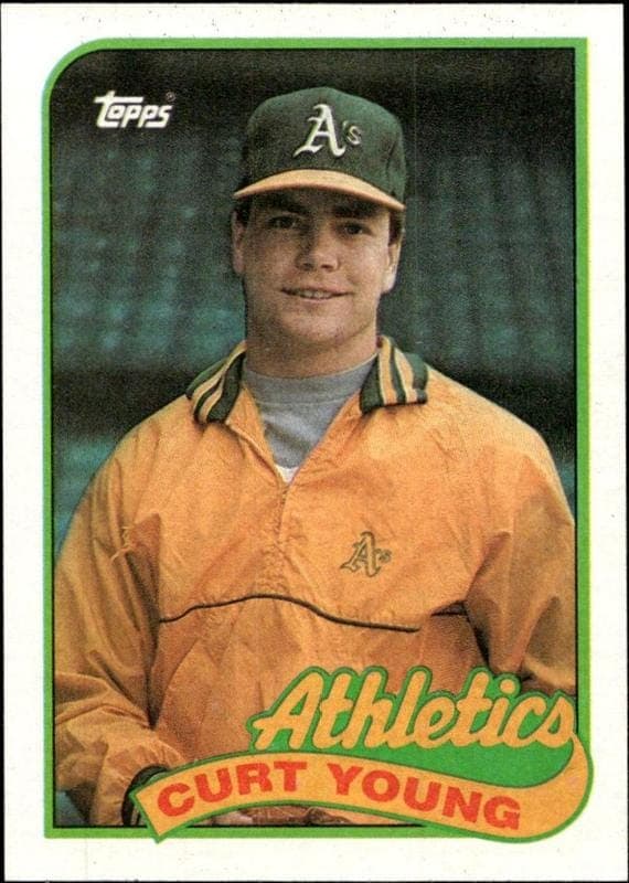 1989 topps Curt Young