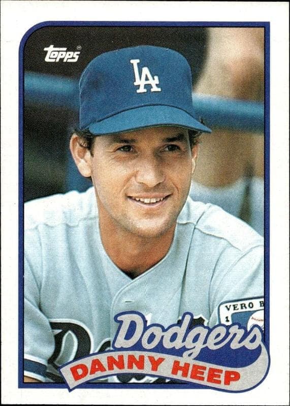 1989 topps Danny Heep