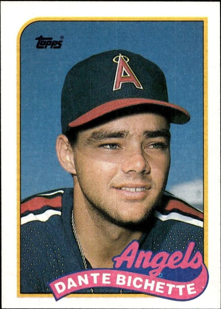 Dante Bichette 1989 Topps #761 Baseball Trading Card - Front 1989 Topps Dante Bichette #761 baseball trading card front