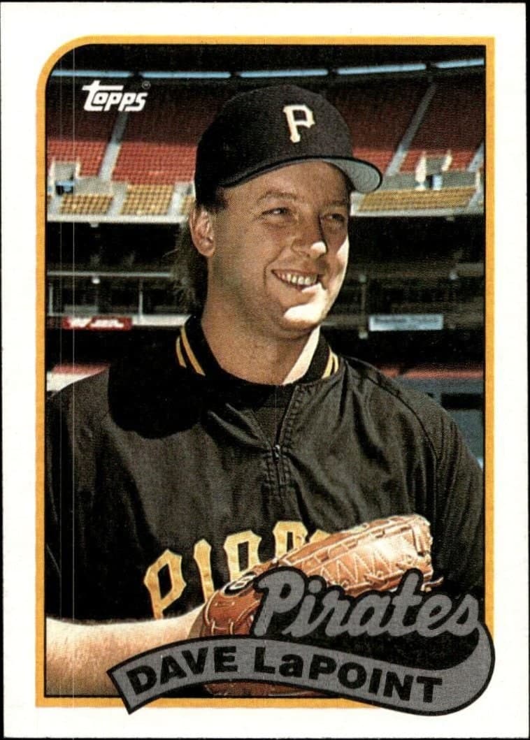 Dave LaPoint 1989 Topps #89 Baseball Trading Card - Front 1989 Topps Dave LaPoint #89 baseball trading card front