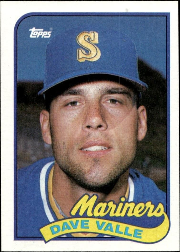 1989 Topps Dave Valle #498 trading card