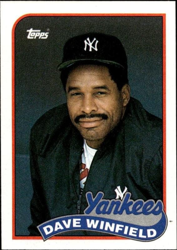 1989 topps Dave Winfield