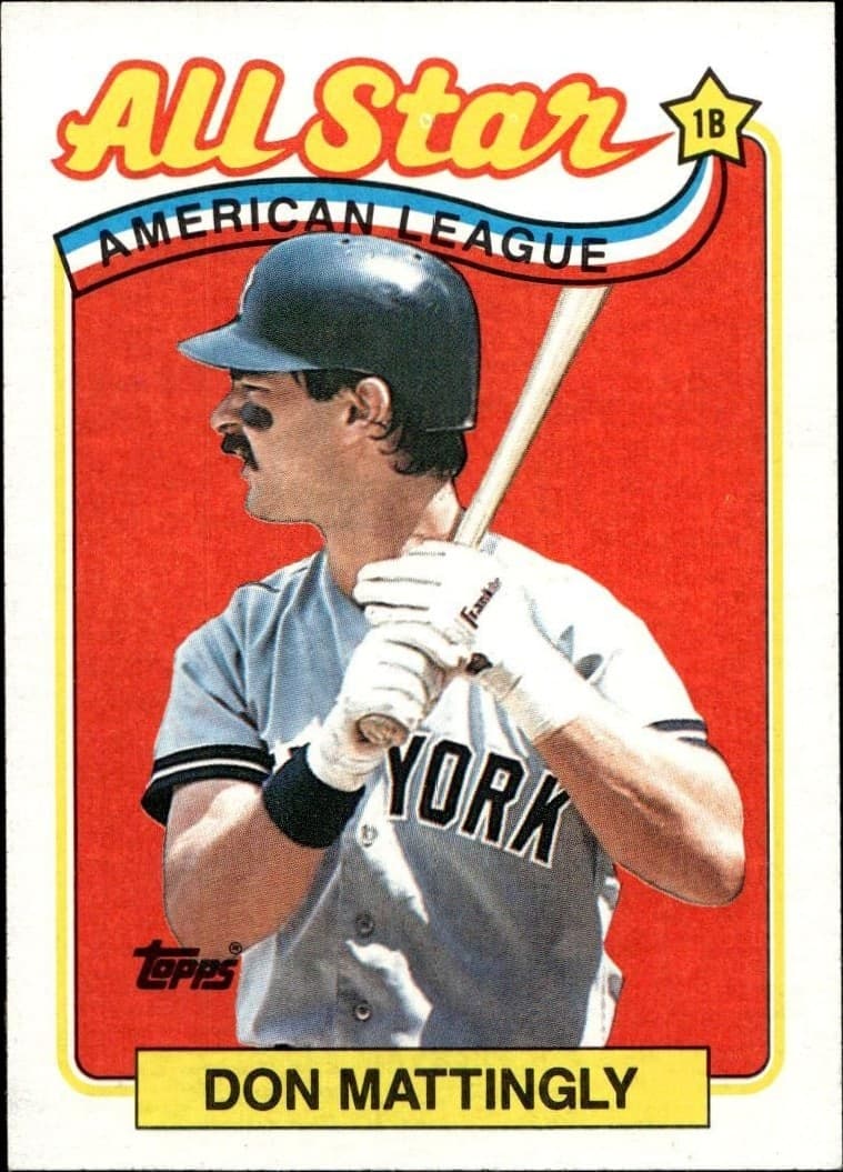 1989 topps Don Mattingly