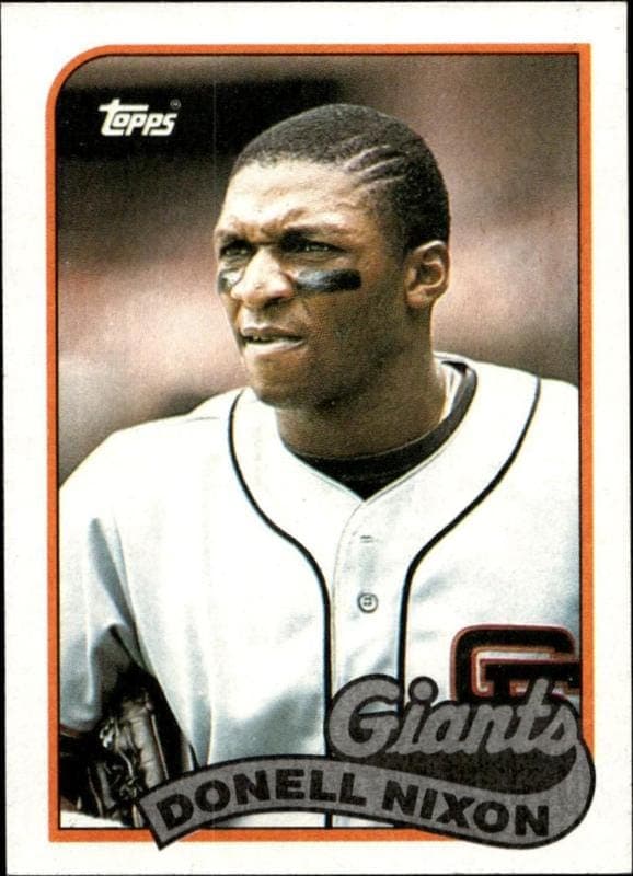 1989 Topps Donell Nixon #447 trading card
