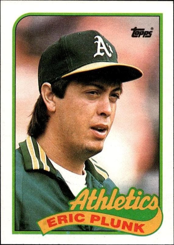 1989 topps Eric Plunk