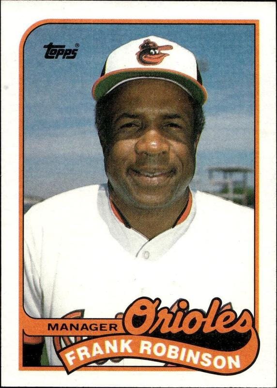 1989 Topps Frank Robinson #774 trading card