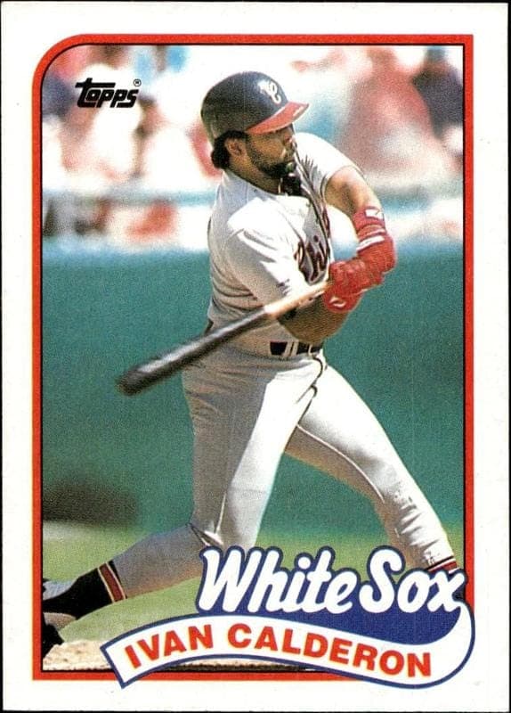 1989 topps Ivan Calderon