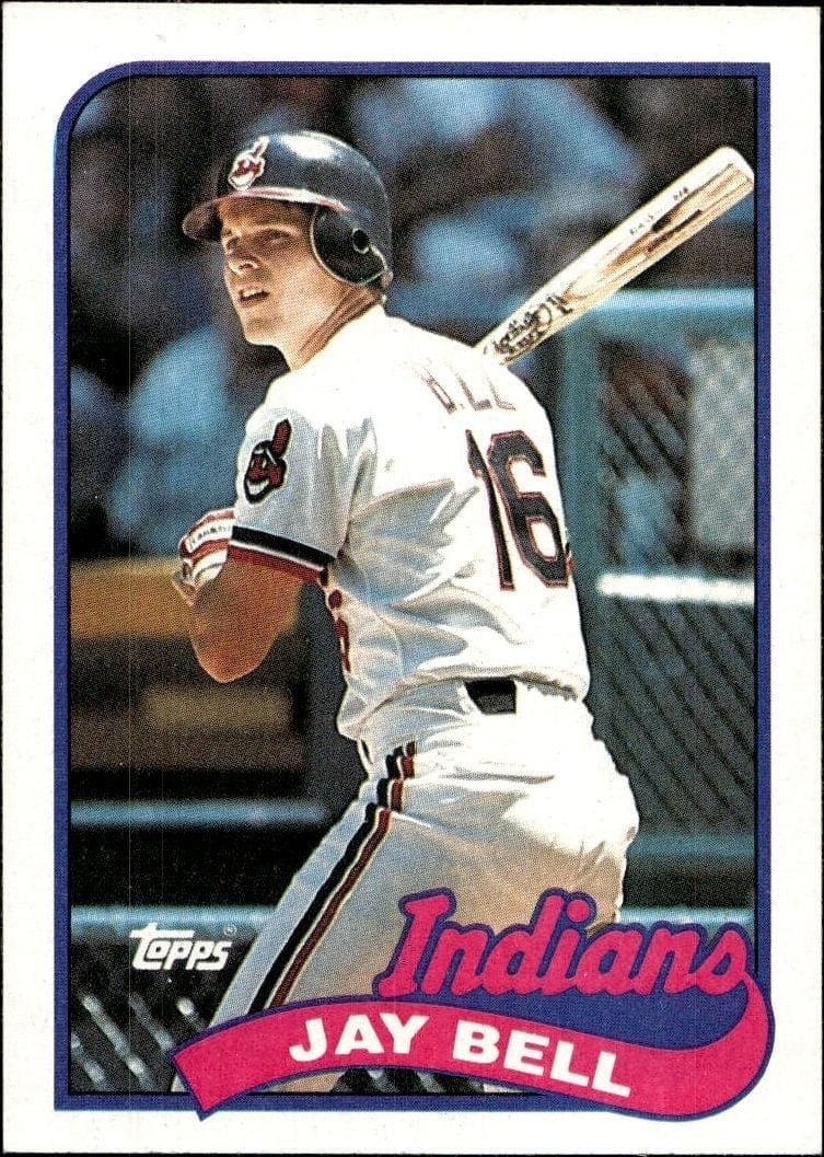 Jay Bell 1989 Topps #144 Baseball Trading Card - Front 1989 Topps Jay Bell #144 baseball trading card front