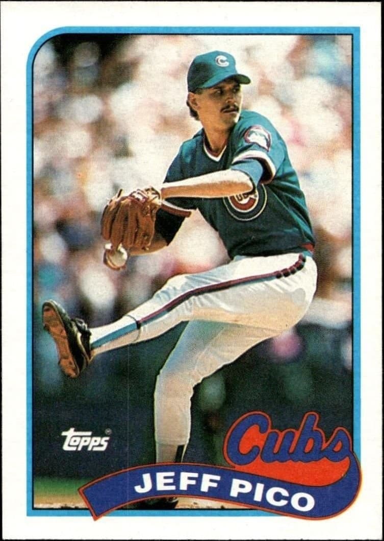 Jeff Pico 1989 Topps #262 Baseball Trading Card - Front 1989 Topps Jeff Pico #262 baseball trading card front