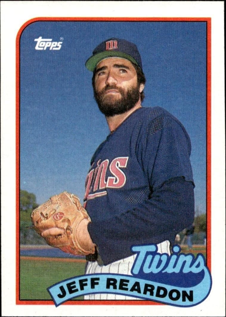 1989 topps Jeff Reardon