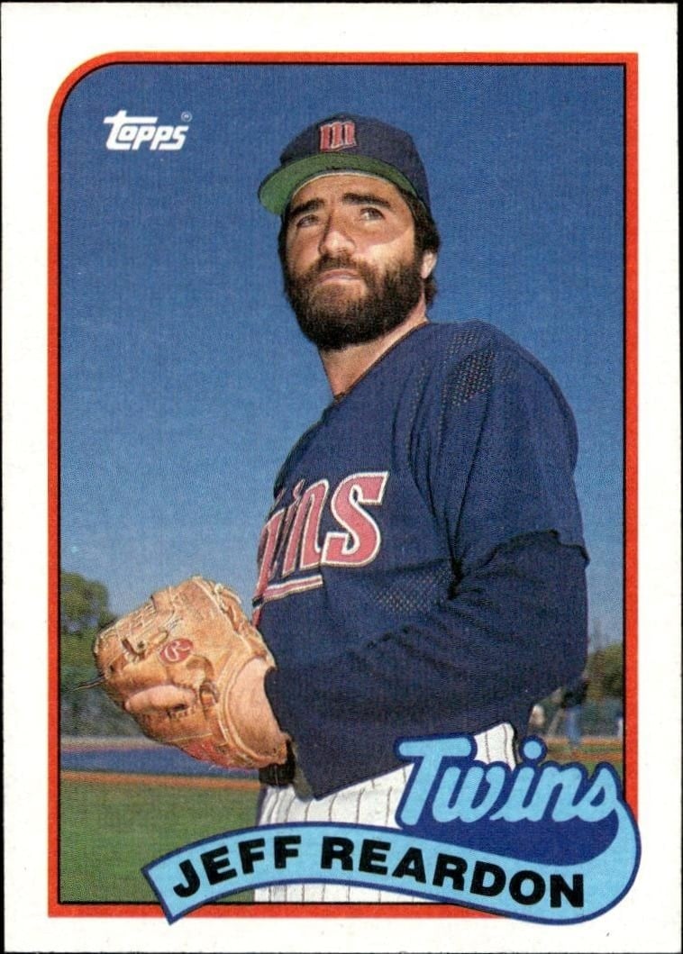 1989 Topps Jeff Reardon #775 trading card