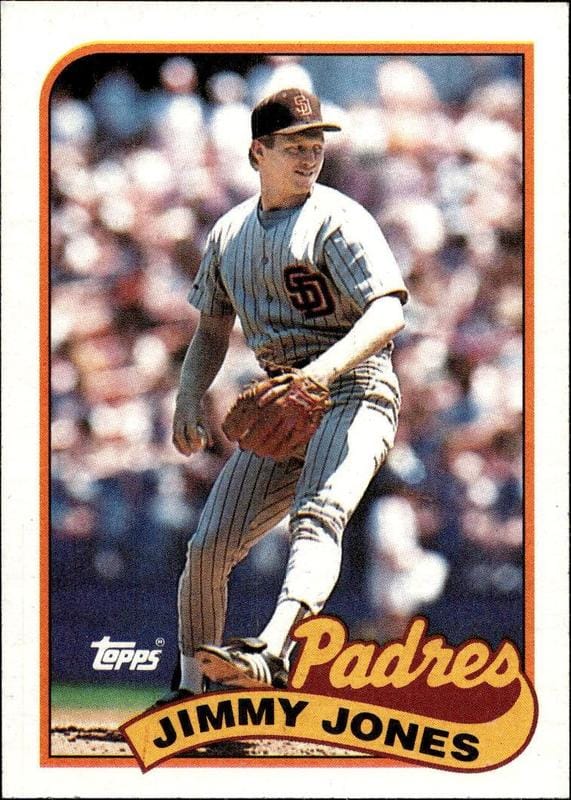 1989 Topps Jimmy Jones #748 trading card