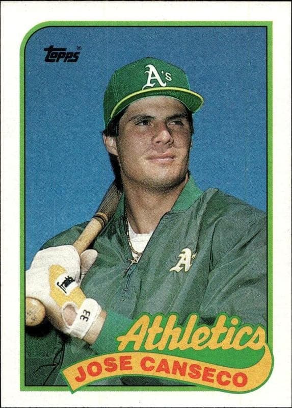1989 topps Jose Canseco