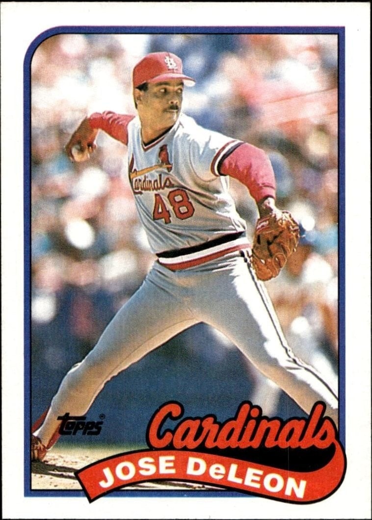 1989 topps Jose DeLeon