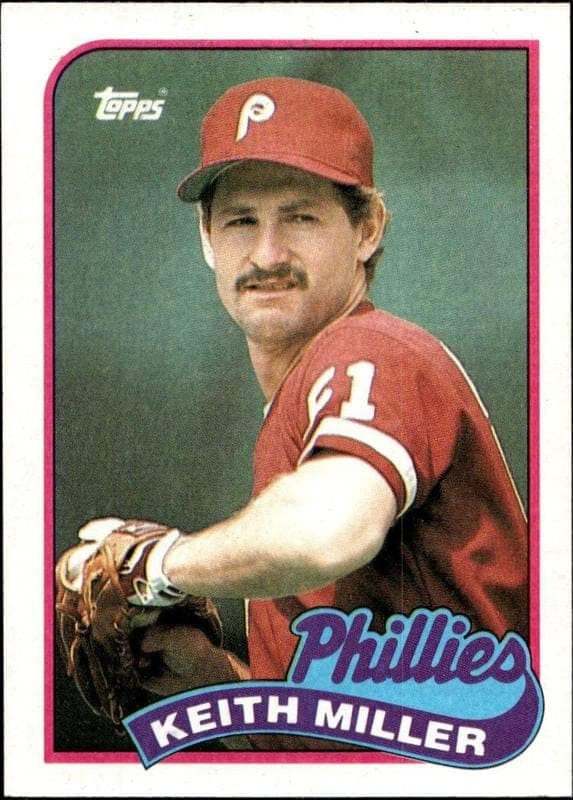1989 Topps Keith Miller #268 trading card