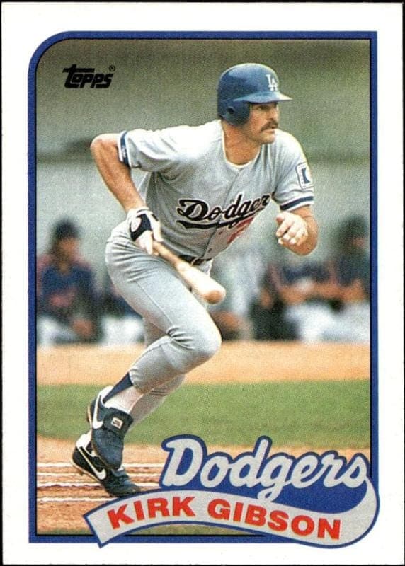1989 Topps Kirk Gibson #340 trading card