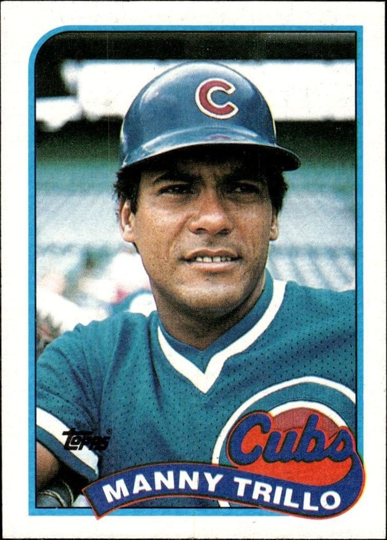 Manny Trillo 1989 Topps #66 Baseball Trading Card - Front 1989 Topps Manny Trillo #66 baseball trading card front