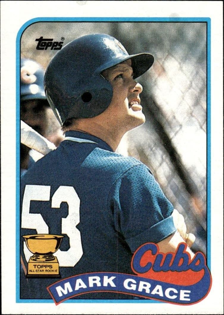 1989 topps Mark Grace