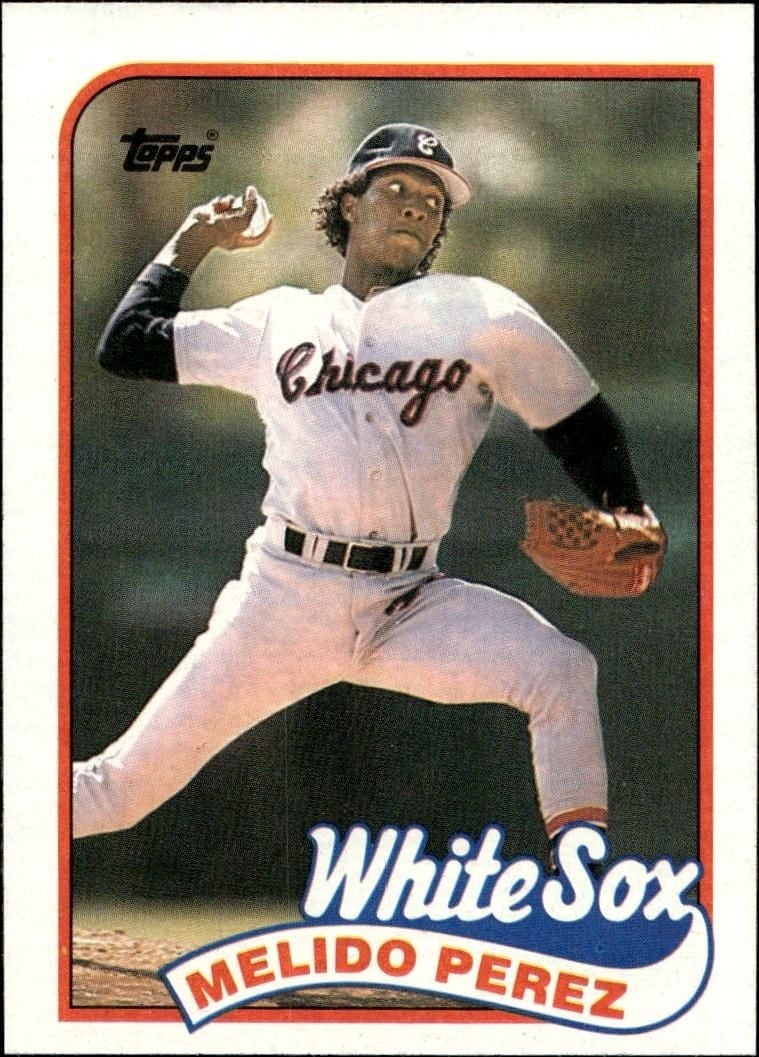 Melido Perez 1989 Topps #786 Baseball Trading Card - Front 1989 Topps Melido Perez #786 baseball trading card front