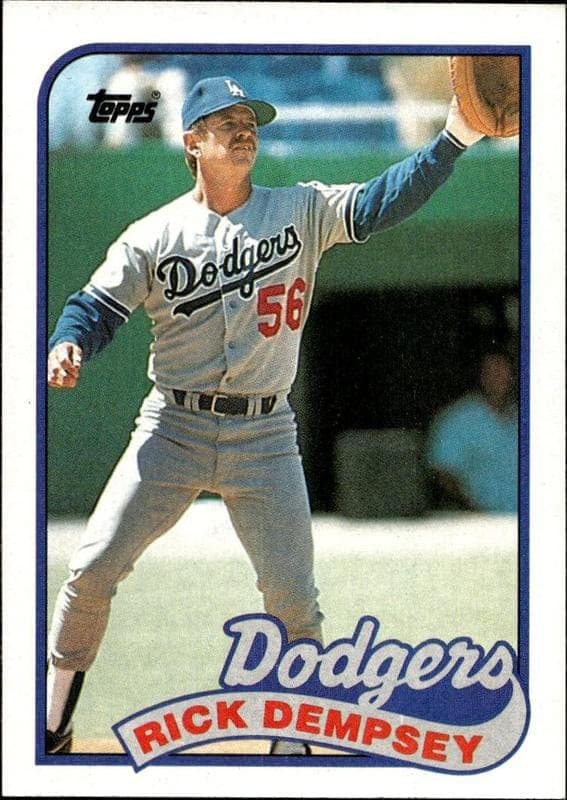 1989 topps Rick Dempsey
