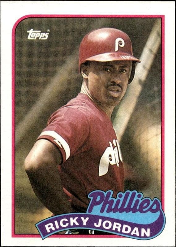1989 Topps Ricky Jordan #358 trading card