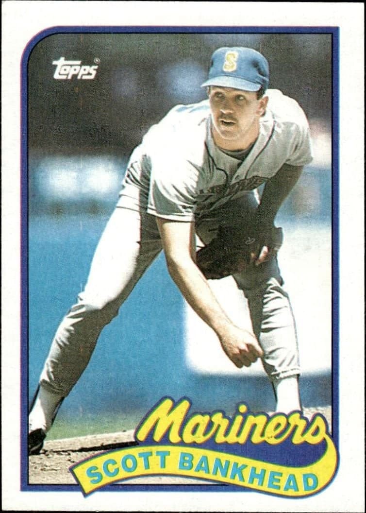 Scott Bankhead 1989 Topps #79 Baseball Trading Card - Front 1989 Topps Scott Bankhead #79 baseball trading card front