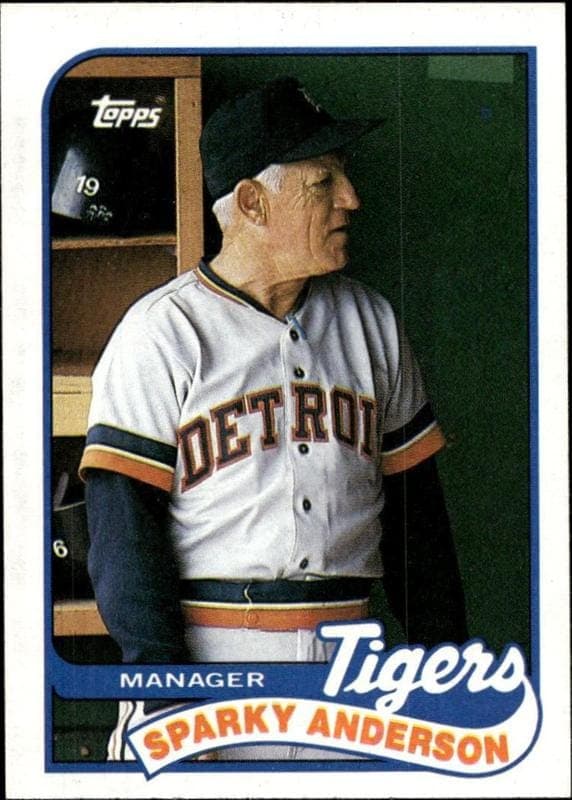 1989 topps Sparky Anderson