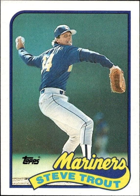 1989 topps Steve Trout