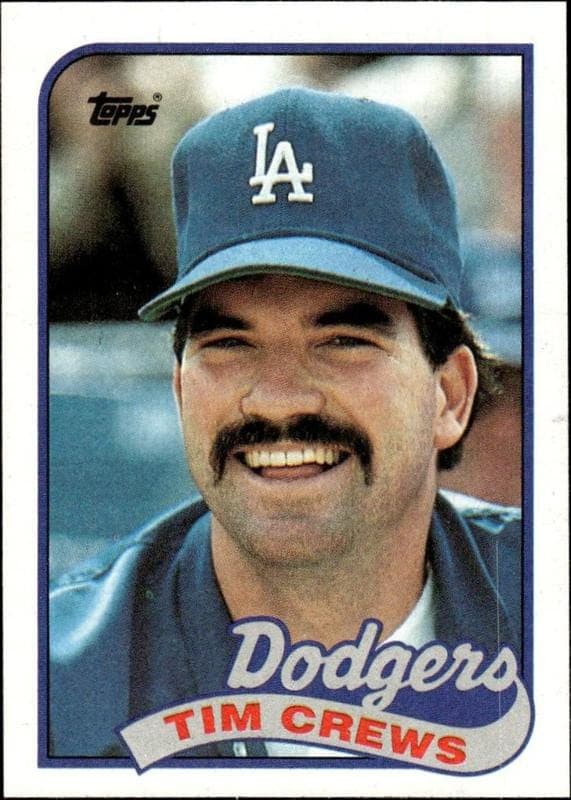 1989 Topps Tim Crews #22 trading card
