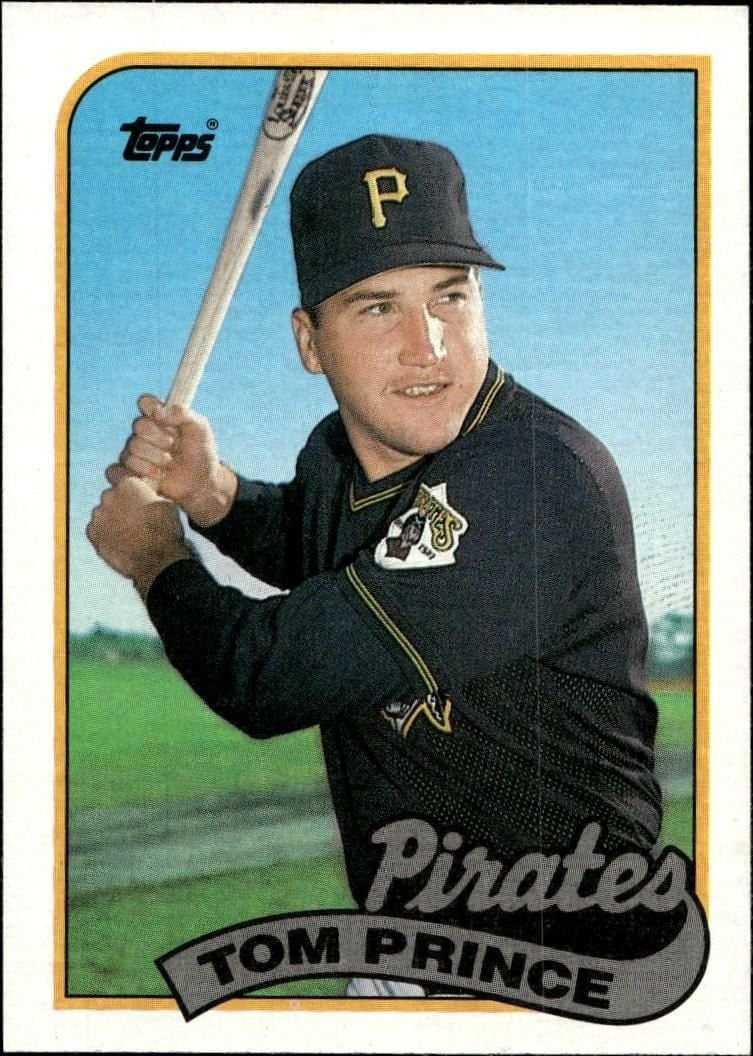 Tom Prince 1989 Topps #453 Baseball Trading Card - Front 1989 Topps Tom Prince #453 baseball trading card front
