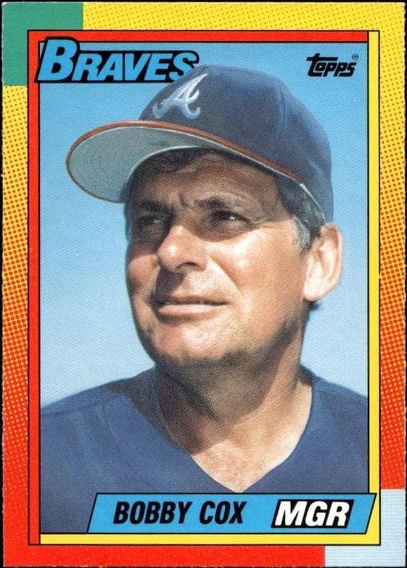 1990 Topps Traded Bobby Cox #23T trading card