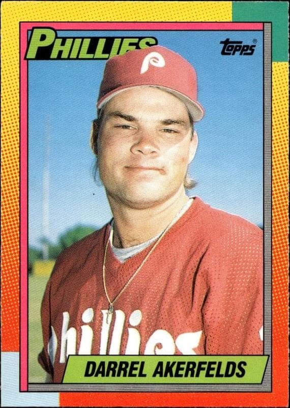 1990 Topps Traded Darrel Akerfelds #1T trading card