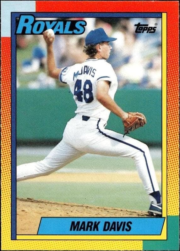 1990 Topps Traded Mark Davis #24T trading card