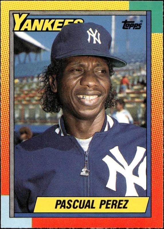 1990 topps Pascual Perez