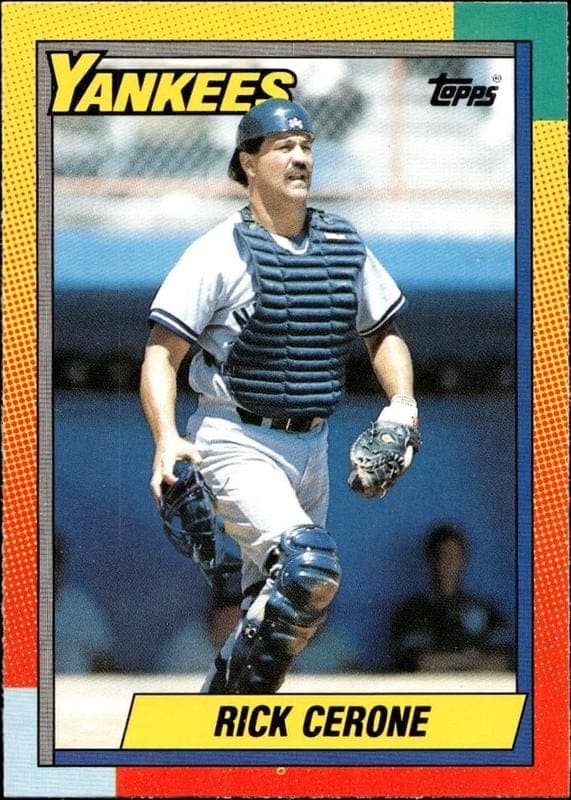 1990 Topps Traded Rick Cerone #21T trading card