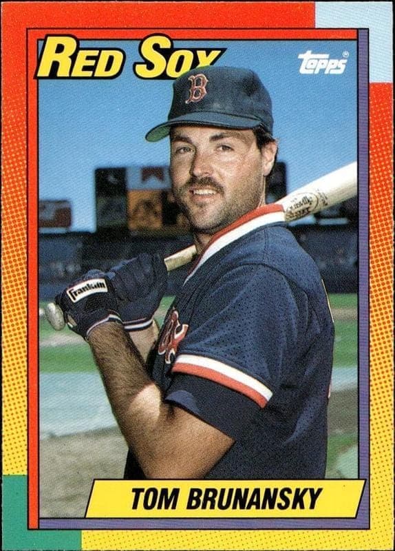 1990 Topps Traded Tom Brunansky #15T trading card